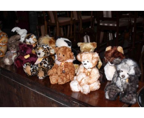 Collection of twelve boxed Charlie Bears. Eleven by Isabelle Lee and one (Parker) by Heather Lyell. Together with fifteen Roy