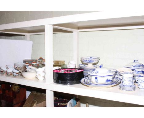Royal Doulton Norfolk dinnerware, Victorian, Oriental and other teaware, Llewelyn Bown boxed coffee cups and saucers, etc.