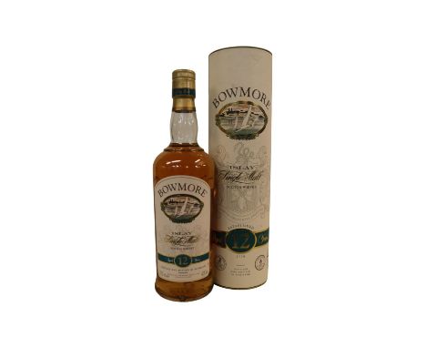 Bowmore Islay Single Malt Scotch Whisky Aged 12 Year 700ml 40% Vol in tube 