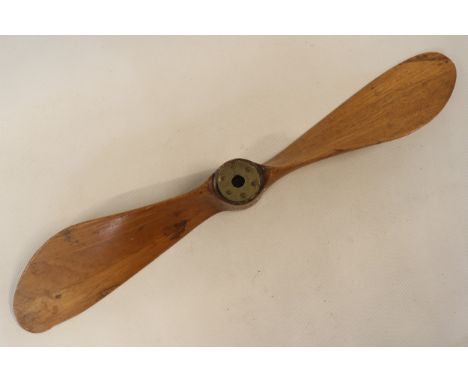 WW1 Proto type Propellor marked 600 Watt No.1 28153 with Military Arrow marking by Betjemann, G &amp; Sons Ltd. 48cm in Lengt