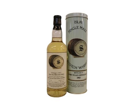 Port Ellen Distillery 1983 Vintage Single Islay Malt 14 Year Old Signatory Vintage Scotch Whisky Co Ltd 70cl 43% Vol. Complet