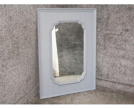 Grey box mirror, 80x111cm