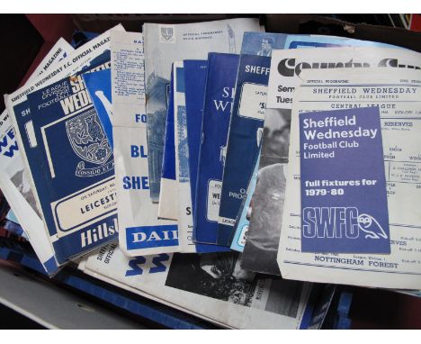 Sheffield Wednesday Programmes, 60-1 Tbilisi, Wilkinson and O'Donnell Testimonials, 79 County Cup v. Barnsley, 65 Reserves v.