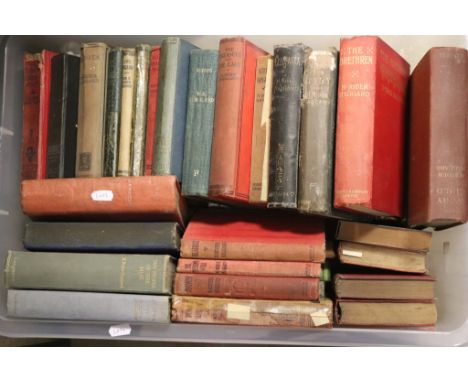 Collection of vintage H Rider Haggard Hardback Books to include first editions