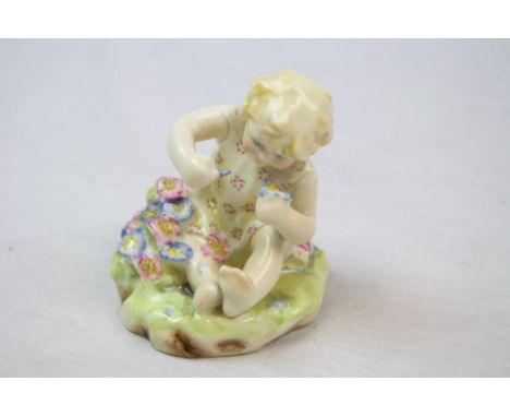 Royal Worcester ceramic model "Mischief", modelled by F G Doughty