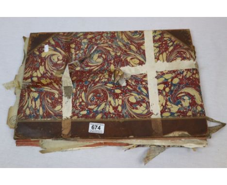 Folder containing a collection of old master figure and anatomical image studies.