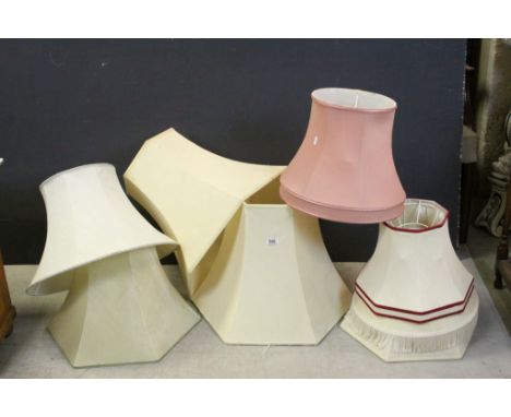 Quantity of vintage lamp shades