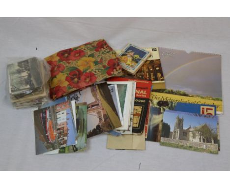 Collection of vintage Postcards &amp; other Ephemera to include Local interest