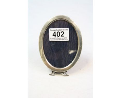 Silver easel back photo frame 