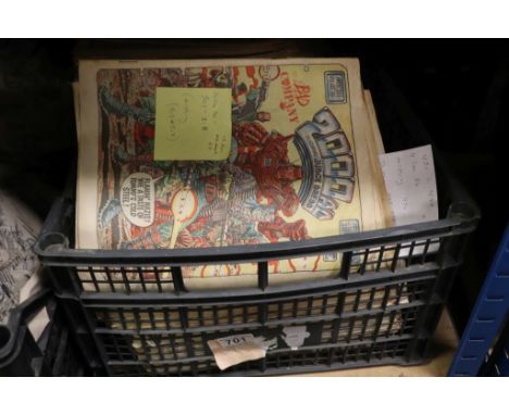 Large box of vintage 2000AD Comics