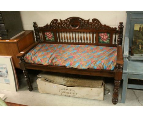 Late 19th Century Indian Rajasthan sofa bench 