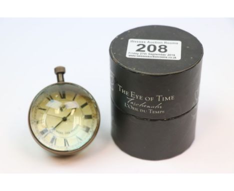 Bullseye Clock Compass in Case (compass lacking hand)