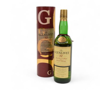 Glenlivet 12 year old pure single malt Scotch whisky, 70cl 40% vol, in box  