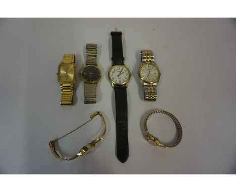 A Mixed Lot of Ladies and Gents Wristwatches, To include Timex and Pulsar examples, (9)
