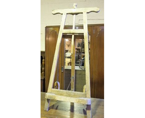A Vintage Oak Picture Easel, 102cm high