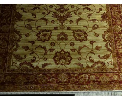 A red ground Ziegler carpet, approx 2.80x2.00m.