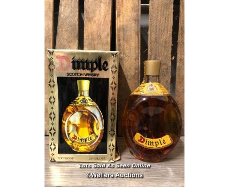 JOHN HAIG &amp; CO. DIMPLE OLD BLENDED SCOTCH WHISKY, BOTTLED 1970'S, 75.7CL, 35% ABV, WITH ORIGINAL BOX AND NOTE FROM THE BO