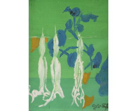 Graham Sutherland OM (1903-1980)  ''Datura''  Initialled and dated (19)57, inscribed verso ''To Douglas with love G.S. 57'', 