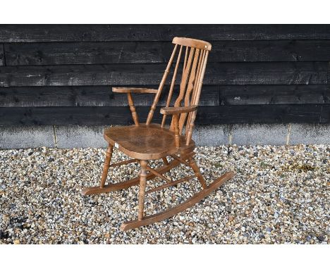 An Ercol-style rocking chair