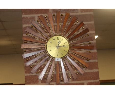 A RETRO SETH THOMAS WALL CLOCK