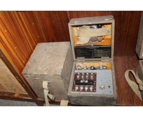 TWO WW2 ARTILLERY TANNOY SYSTEMS
