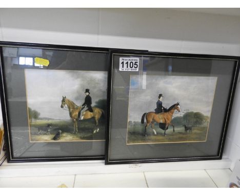 Pair of Framed Hunting Prints 