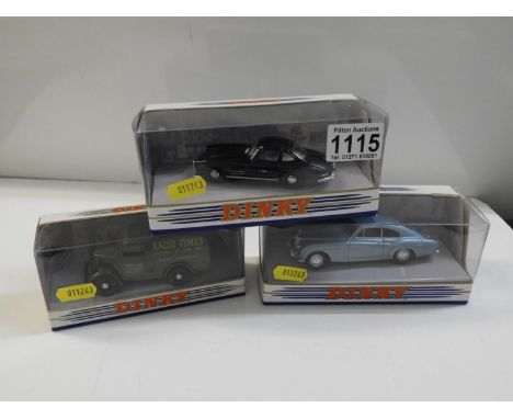 3x Boxed Dinky Model Cars 