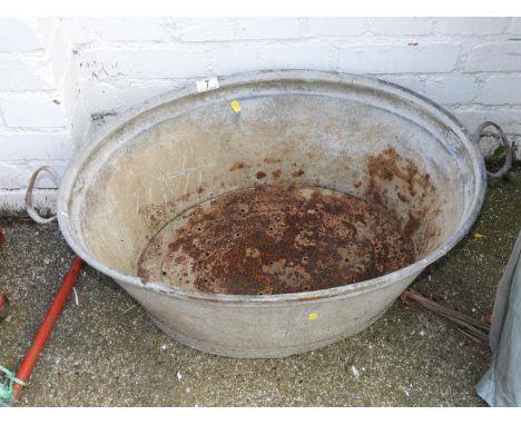 Galvanised Bath/Planter
