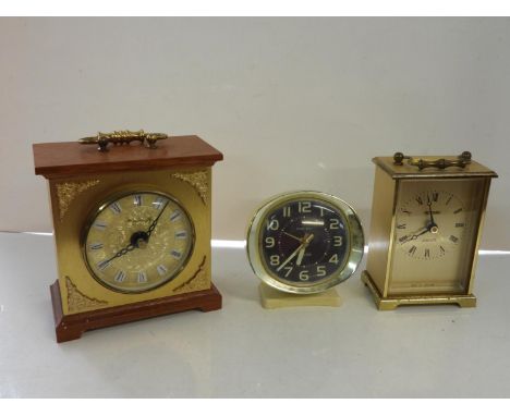3x Mantel Clocks