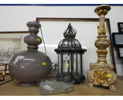 Light Shades and Candle Lamp 