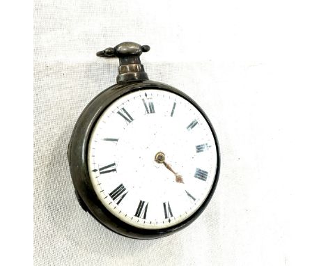 Vintage silver cased pocket watch 