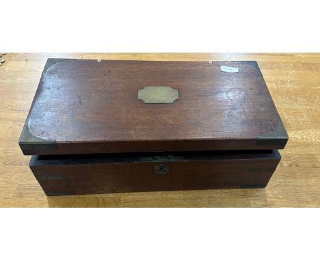 Vintage wooden writing box 