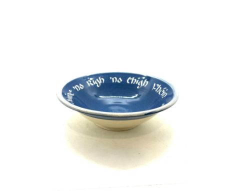 Vintage scottish studio pottery bowl 