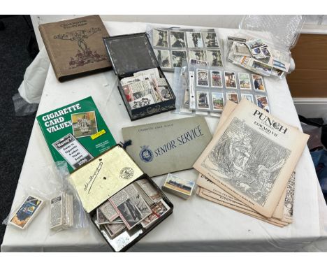 Selection of vintage cigarette cards 