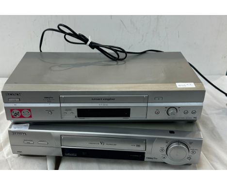 Sony video casette recorder slv-se740, and a DVD video recorder, untested