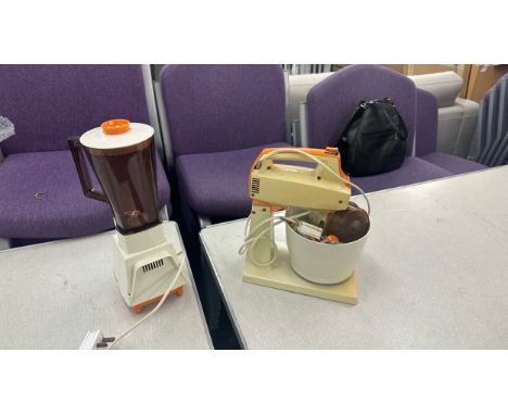 2 Pieces of vintage elctrical includes mixed and blender, untested
