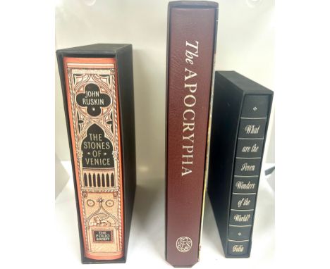 Folio Society boxed book,  The Apocrypha, What are the seven wonders of the world