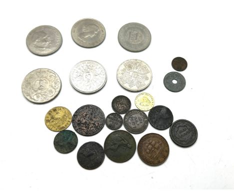Selection of assorted coins vintage and later 