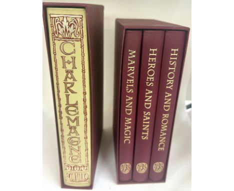 Box set of Folio Society British Myths and Legends, Folio Charlemagne book