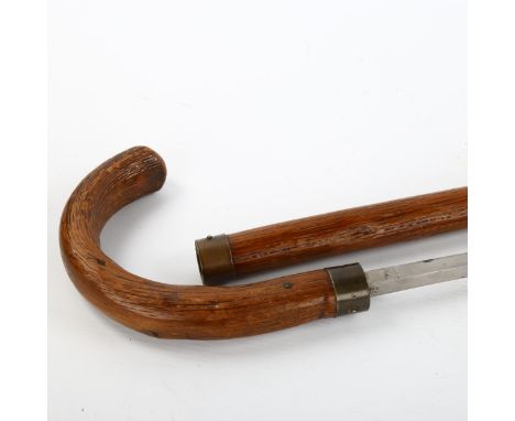 A gamekeeper's sword stick by Mole of Birmingham, late 19th/early 20th century 