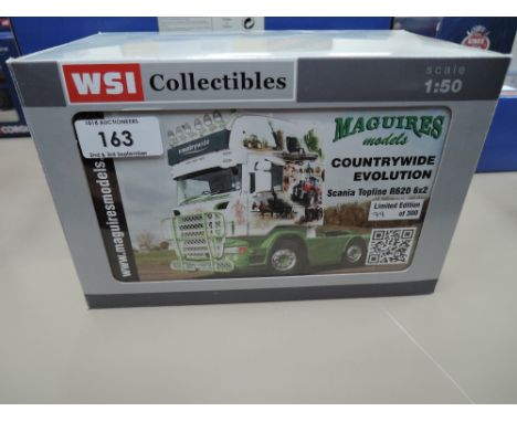 A WSI Collectibles 1:50 scale limited edition Maguires Model Tractor Unit, Countrywide Evolution, 79/300, boxed