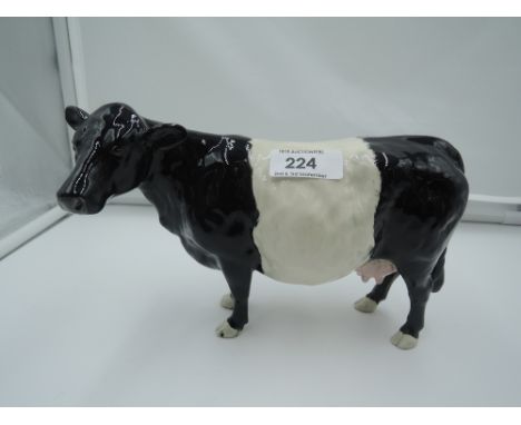 A Beswick study, Belted Galloway Cow 4113A