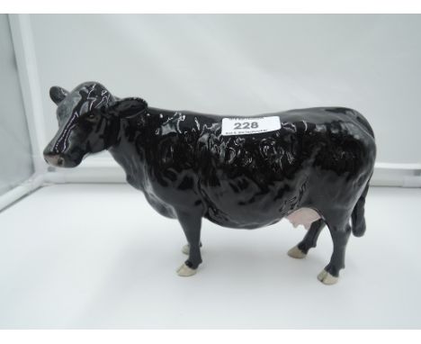 A Beswick study, Black Galloway Cow 4113B