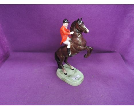 A Beswick study, Huntsman, Rearing, style two, brown 868 