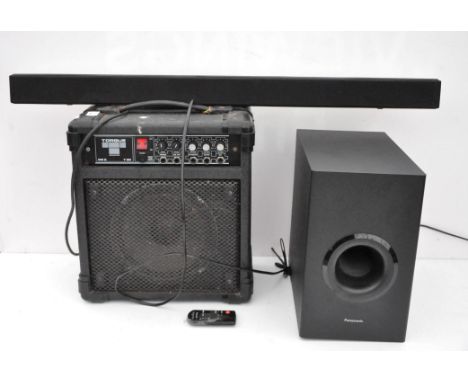 A PA amplifier speaker combo