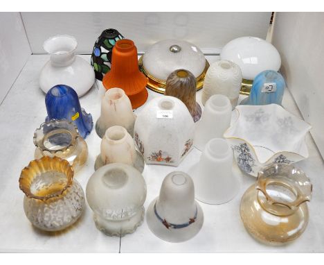 A collection of lamp shades