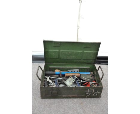 An ammo box and some tools