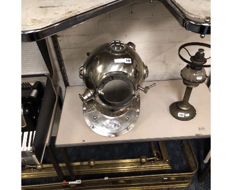 CHROME DIVERS HELMET