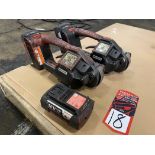 Lot of (2) Signode 36V Electric Rachets
