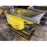 Jesco 1/4 Cu Yd Rolling Self Dumping Hopper